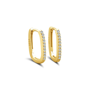 Fancy Rectangle Hoops