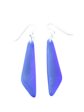 Cultured Sea Glass Earrings 2"