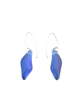 Cultured Sea Glass Earrings 1.75"