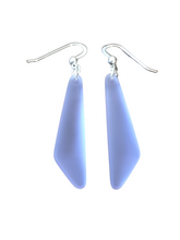 Cultured Sea Glass Earrings 2"