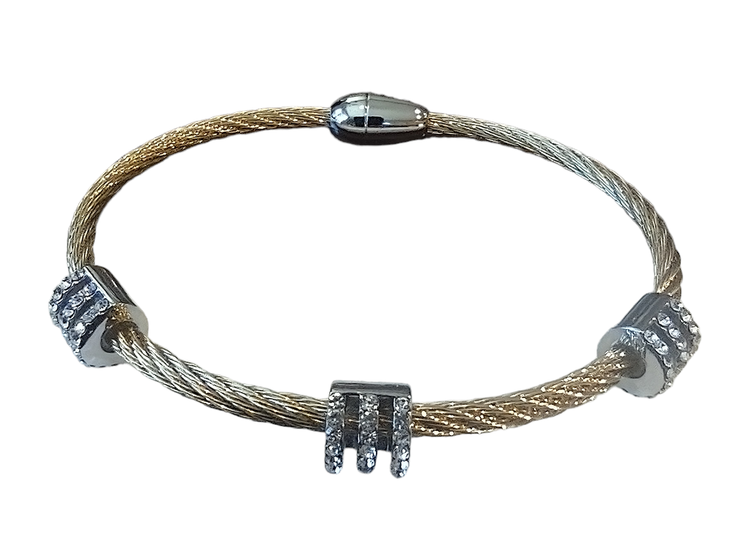 Cable 3 Bar Bracelet