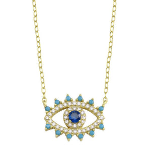 Dazzling Evil Eye Necklace