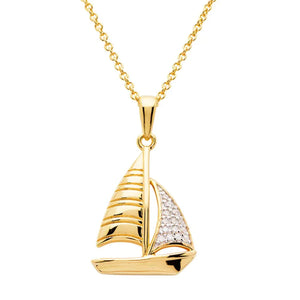 Sterling Silver Sail Boat