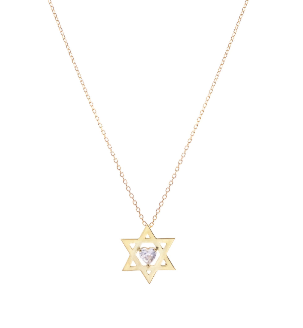 Star of David Crystal Necklace