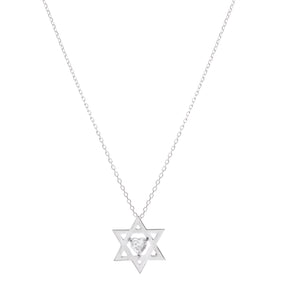 Star of David Crystal Necklace