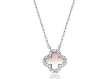 Clover Sterling Silver Gemstone Necklaces