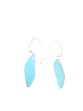 Cultured Sea Glass Earrings 1.75"